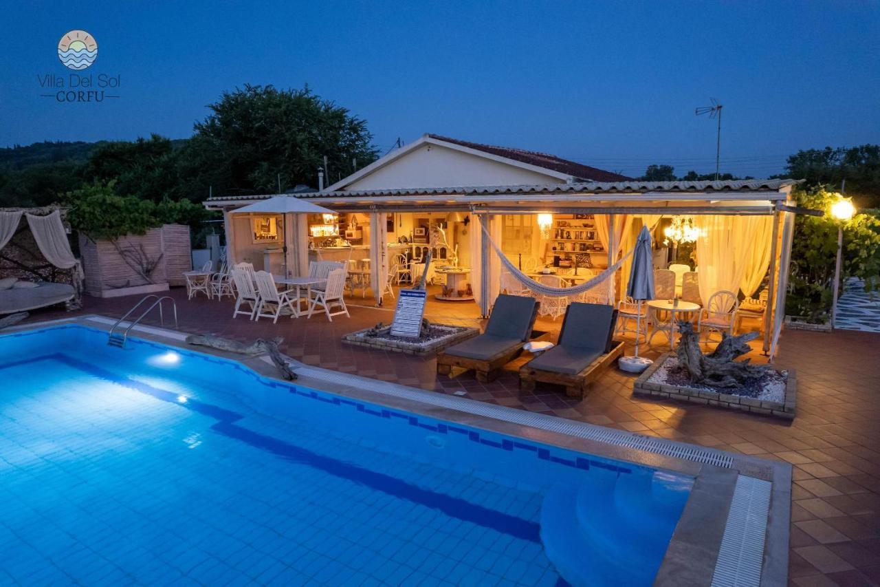 Villa Del Sol Corfu Сідарі Екстер'єр фото