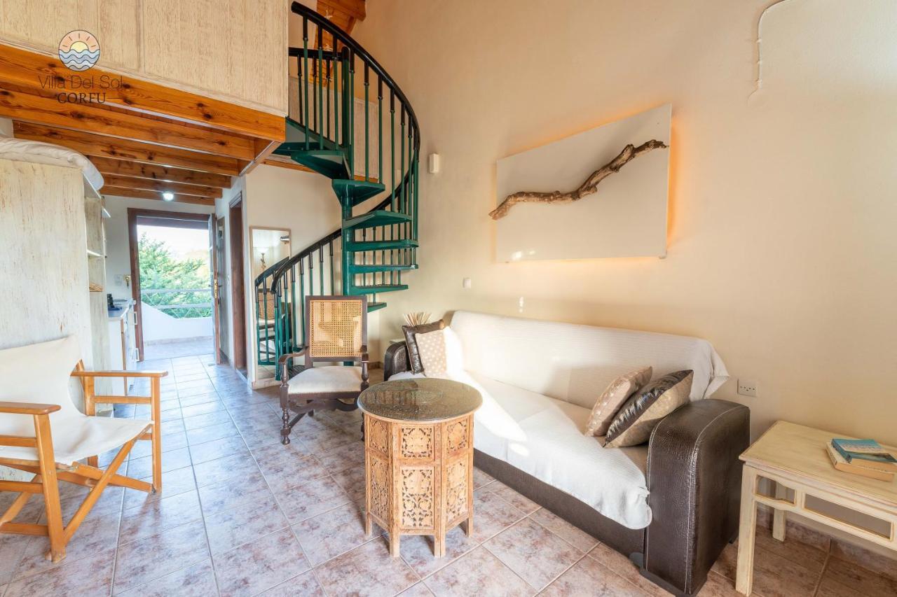 Villa Del Sol Corfu Сідарі Екстер'єр фото