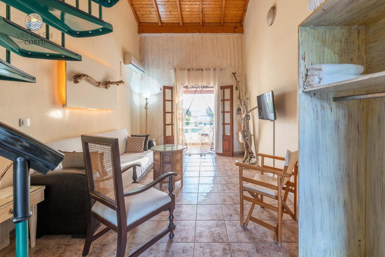 Villa Del Sol Corfu Сідарі Екстер'єр фото