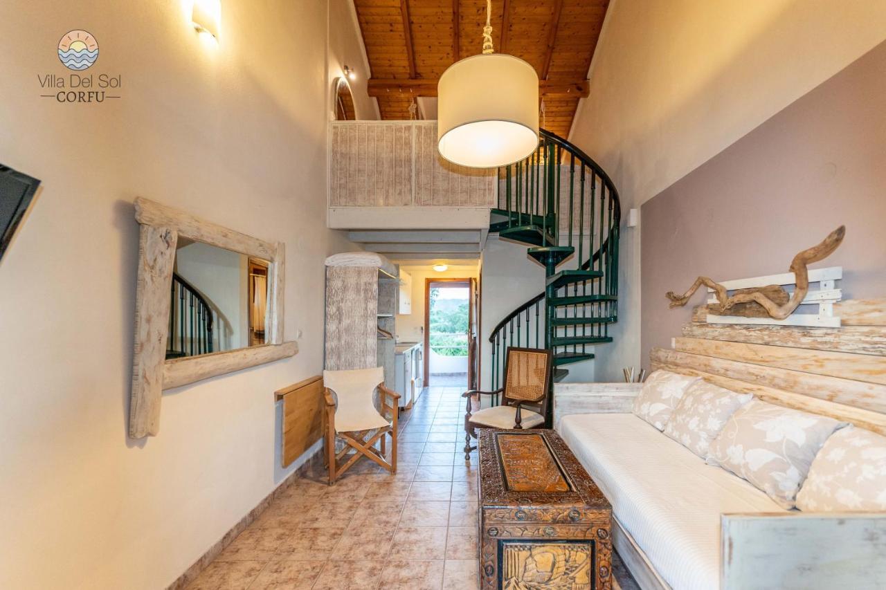 Villa Del Sol Corfu Сідарі Екстер'єр фото