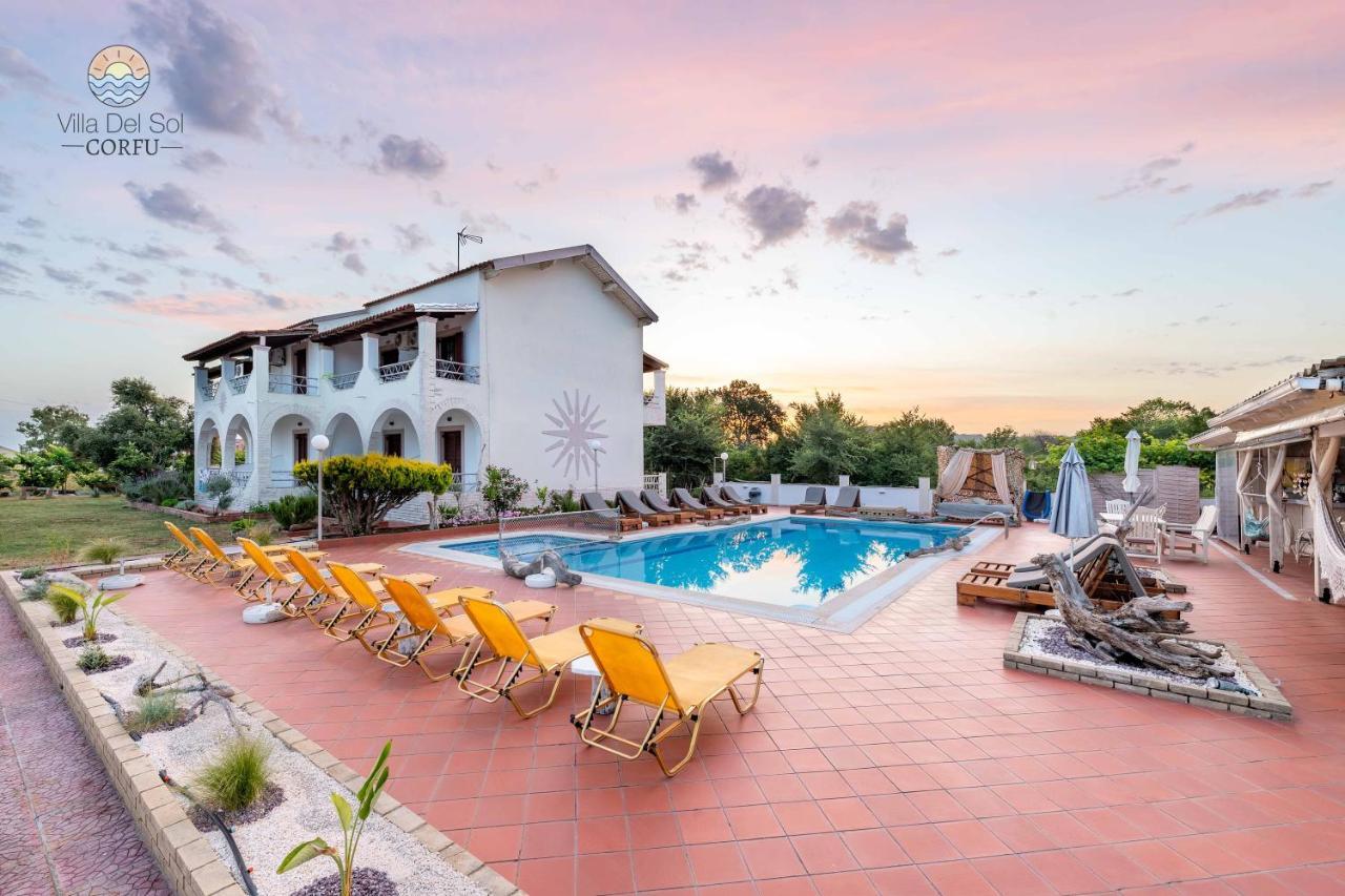 Villa Del Sol Corfu Сідарі Екстер'єр фото